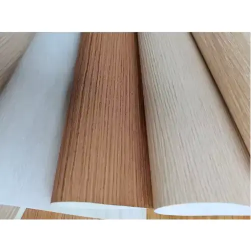 Vacuum Press Walnut Pvc Film Membrane Foil alang sa Film sa pultahan